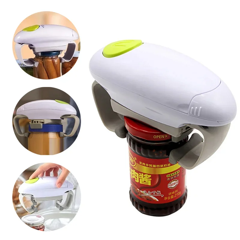 Kitchen Gadgets Jar Openers - Abrelatas Eléctrico Automático de un Solo