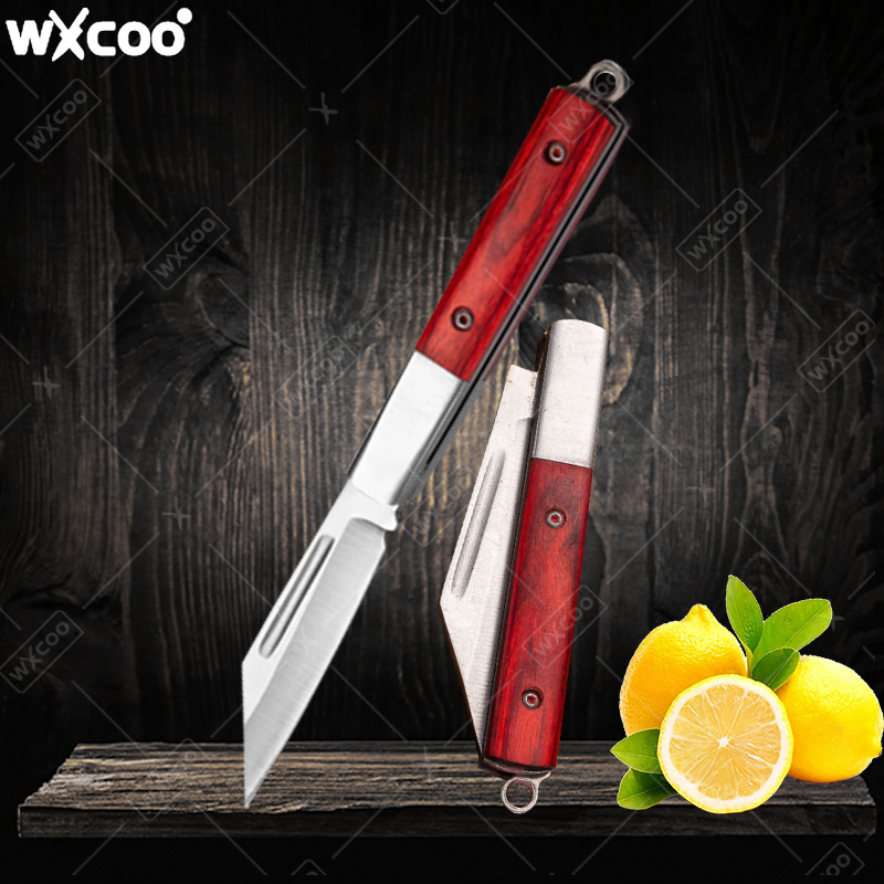 Kitchen Gadgets And Equipment - Cuchillo de bolsillo de acero inoxidable