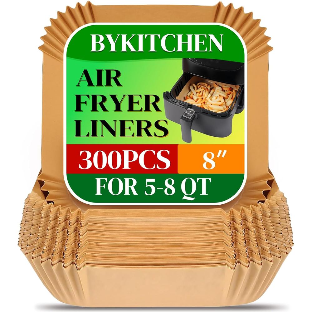 Air Fryer Accessories - 300 Forros de Papel Desechables para