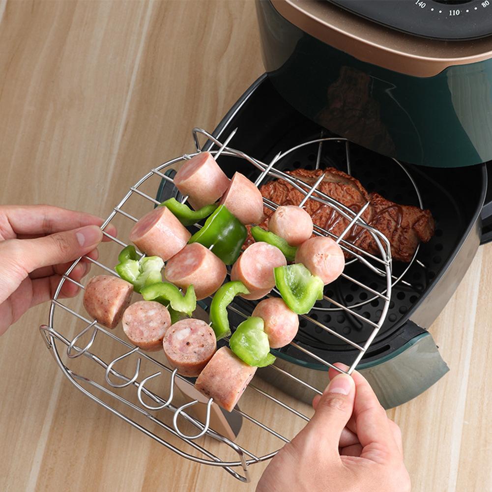 Freidora de aire de acero inox - Air Fryer Accessories reseña y precio