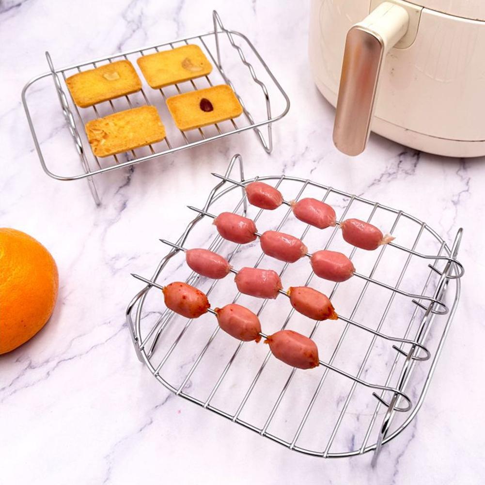 Freidora de aire de acero inox - Air Fryer Accessories reseña y precio