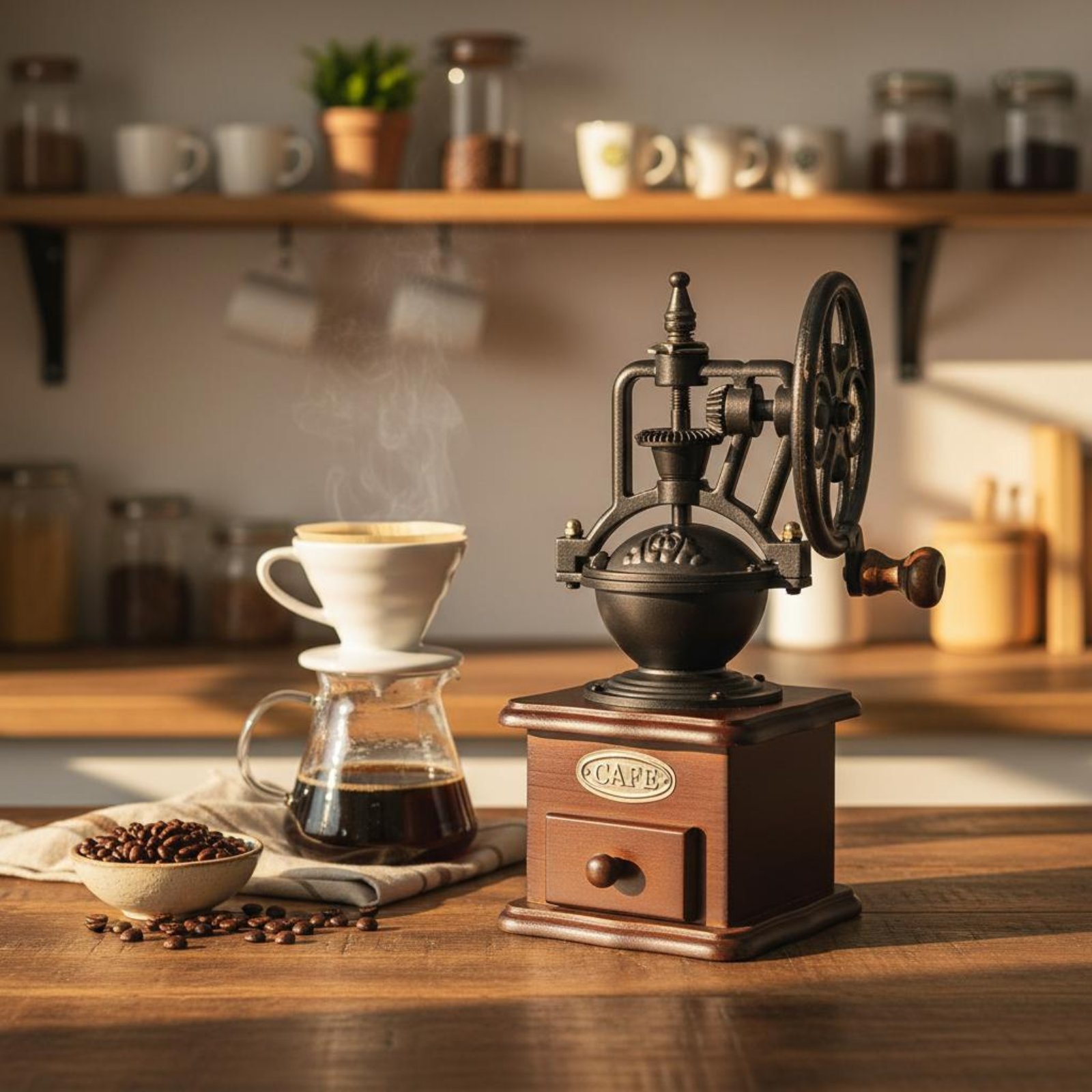 Molinillo de Café Manual con M - Kitchen Gadgets Vintage reseña y precio