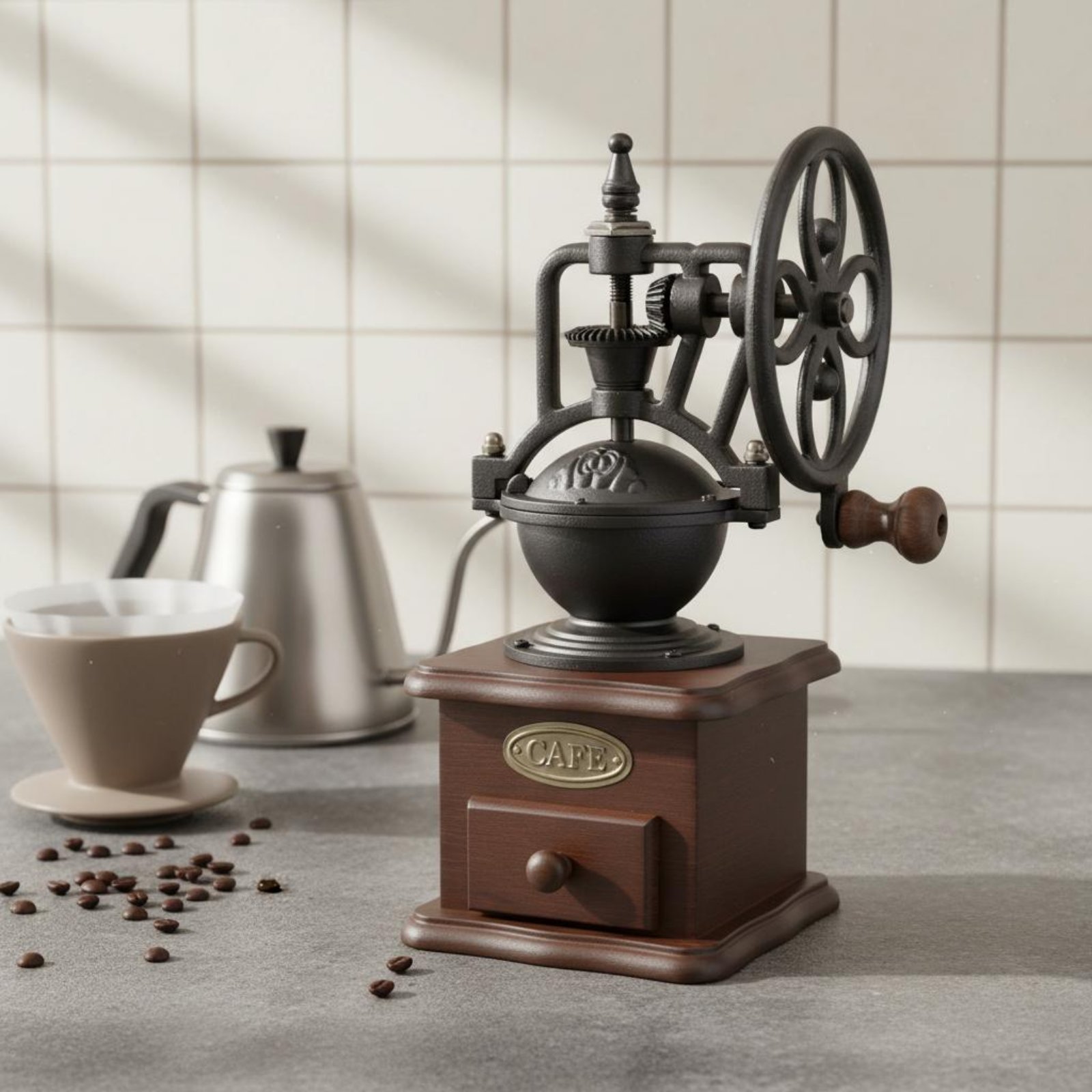 Molinillo de Café Manual con M - Kitchen Gadgets Vintage reseña y precio