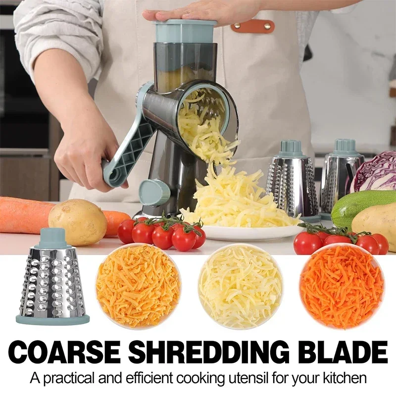 Rallador de Queso Rotatorio 3  - Kitchen Gadgets New 2025 reseña y precio