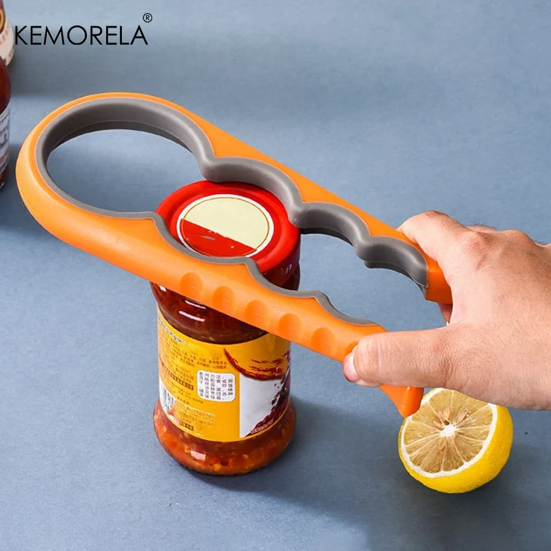 Abrelatas de fácil agarre 4 en - Kitchen Gadgets Jar Openers reseña y precio