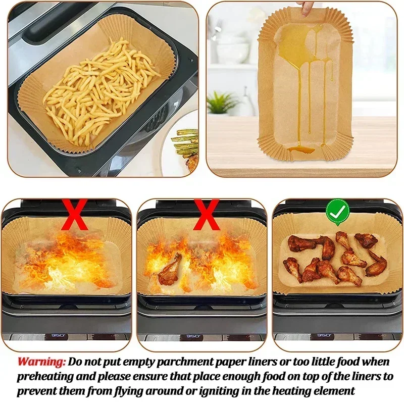 Papel desechable para freidora - Air Fryer Accessories reseña y precio