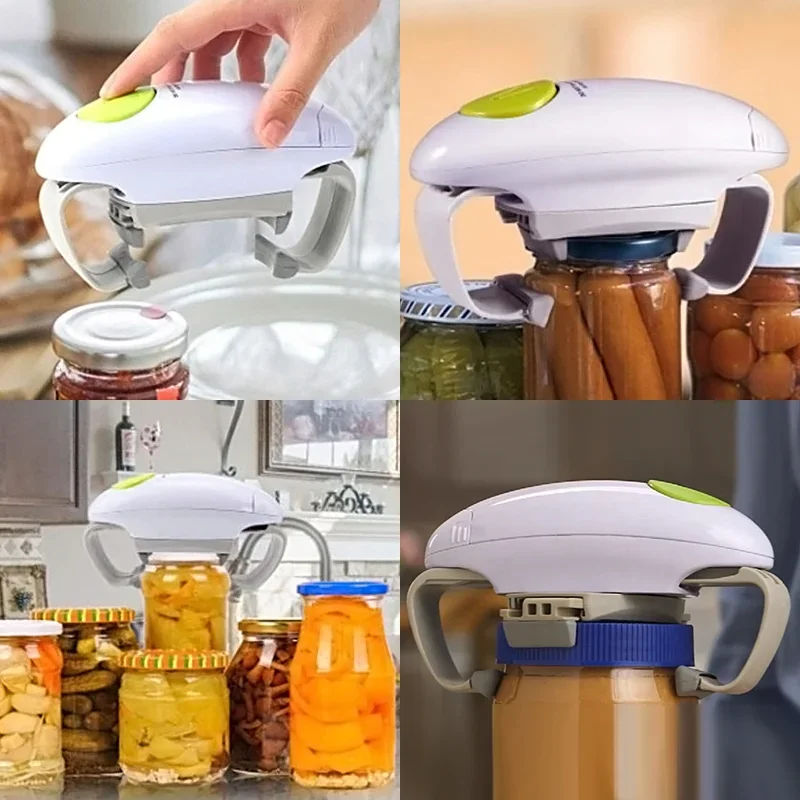 Abrelatas Eléctrico Automático - Kitchen Gadgets Jar Openers reseña y precio