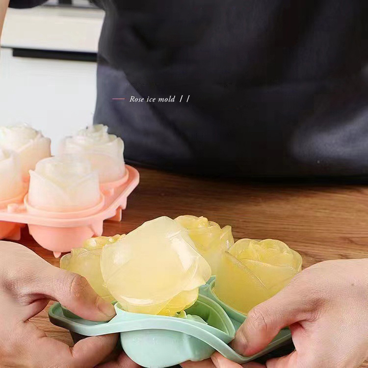 Moldes de hielo de rosas 3D, b - Kitchen Gadgets Oxo reseña y precio