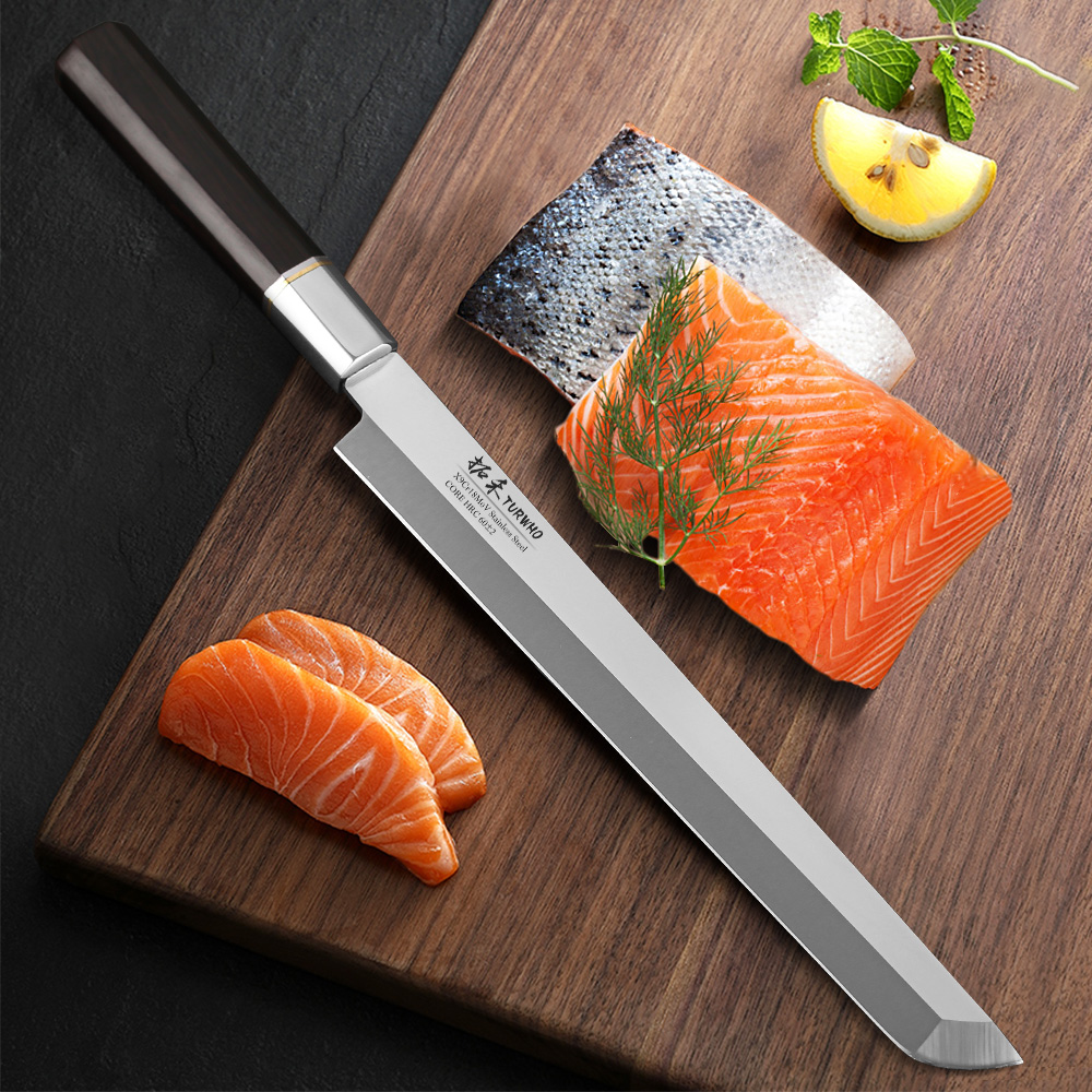 Cuchillo para sashimi Turwho-J - Kitchen Gadgets Japanese reseña y precio