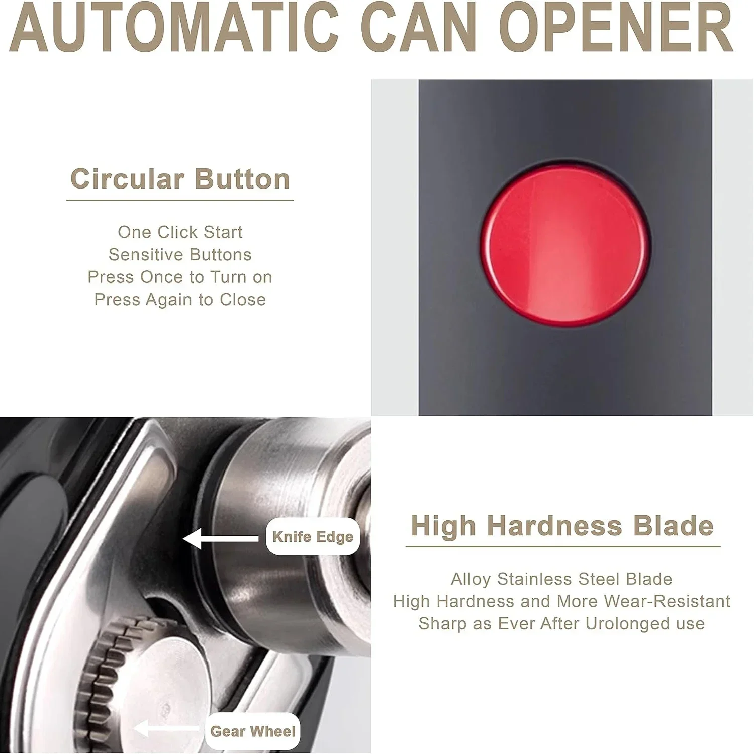 Abridor de latas eléctrico, di - Kitchen Gadgets Jar Openers reseña y precio