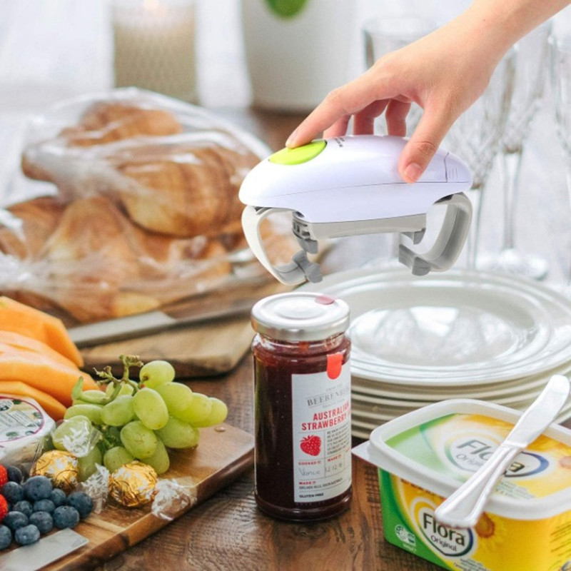 Abridor de latas eléctrico aut - Kitchen Gadgets Jar Openers reseña y precio