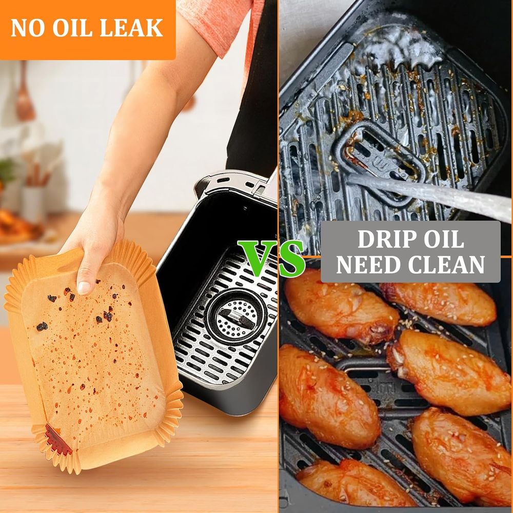 200 unidades de revestimientos - Air Fryer Accessories reseña y precio
