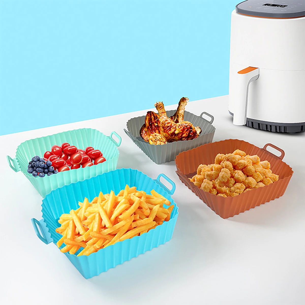 Molde de silicona para freidor - Air Fryer Accessories reseña y precio